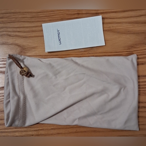 EUC Tory Burch Hard Orange Saffiano Leather & Silk Sleeve Glasses Sunglass Cases - Picture 9 of 11